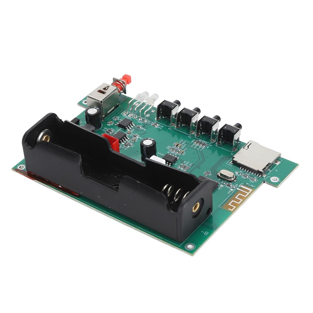 Bluetooth Sound Decoder Board Type C Solar Charging Multifunctional Stereo Receiver Module for DIY