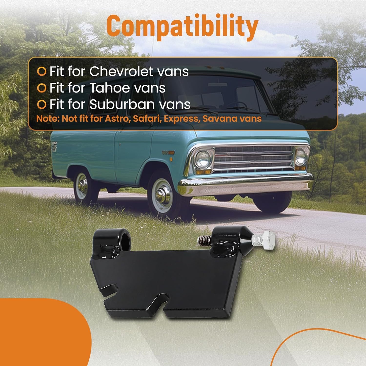 maXpeedingrods Front Door Hinge Puller for Chevrolet, Tahoe, Suburban Vans Door Hinge Repair Tool Black