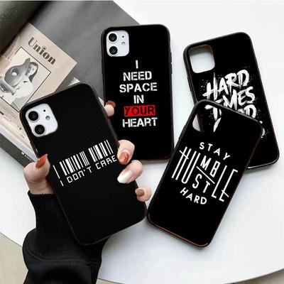 English Phrase Hard Mobile Cover 12 13 Mini Phone Case For Iphone 11 Pro Max XS SE X XR 10 Funda 7 8 Plus 5S 6S Cellphones Shell