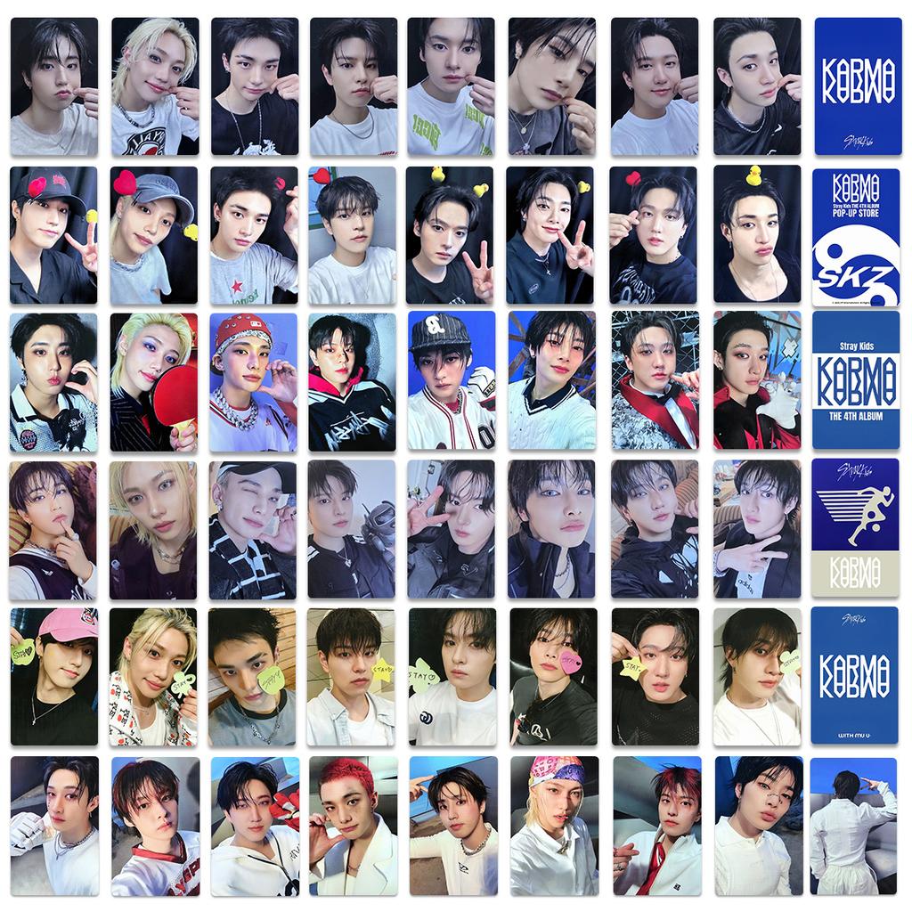 8Pcs Stray Kids Lomo Card Album Karma Peripheral Small Card Limited Edition Card Hooray Album Card Skzoo Special Small Card
