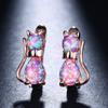 Japanese Korean Mini Creative Earrings Blue Cat Ear Buckle Small Cartoon Fashion