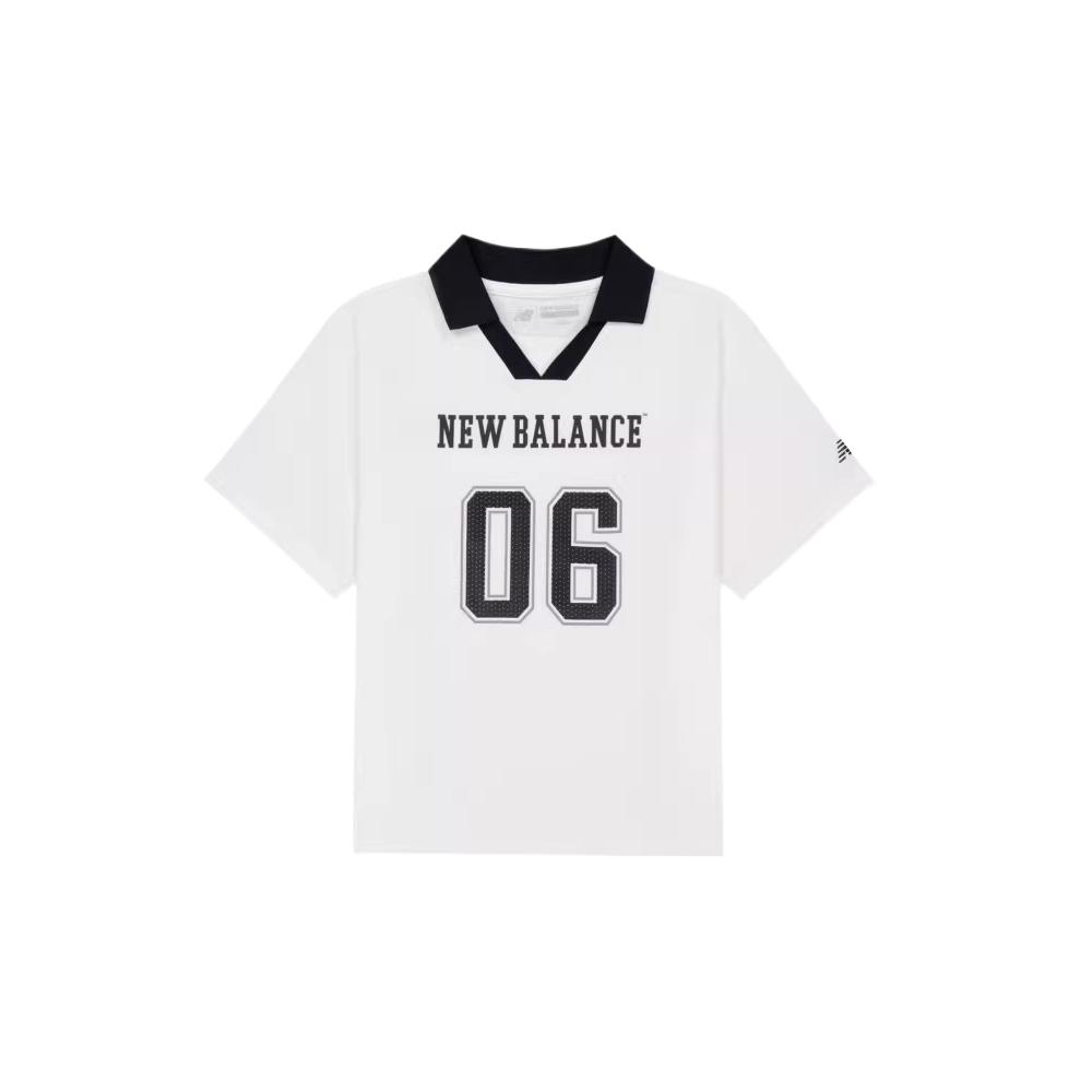 New Balance Kids T Shirts Polo Collar Moderate ND7FG6S083-WT 110