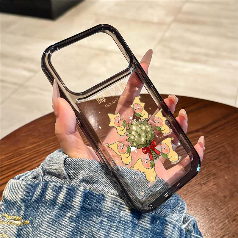 

Compatible Case for iPhone 17 Pro Max, 17, 16 Pro, 15 - Star Person, Transparent, All-Inclusive, Mirror Finish iPhone 14