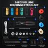 26pcs Fuel Line Disconnect Tool Set with Fuel and AC Disconnect Pliers - Master Quick Disconnect Tool for AC Fuel Line System