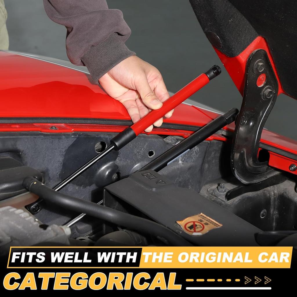 for Corvette C6 Front Hood Lift Support Shocks Set of 2 Hood Struts Rod for Corvette C6 Z06 ZR1 2005-2013 Front Engine Hood Struts Shocks Lift