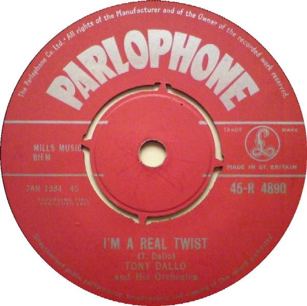 7inch Record TONY DALLO - I'm A Real Twist / Navarone - Twist 45R4890 PARLOPHONE 1961 UK Pop Used