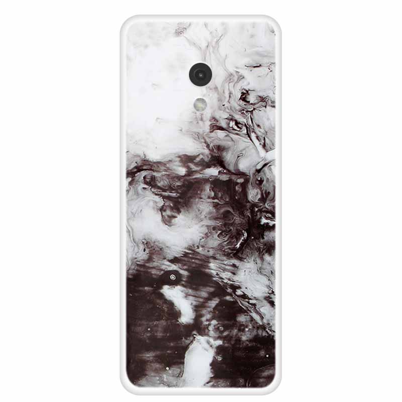 Pour Nokia 215 4G 2024 Coque Nokia 235/220 4G 2024 Marbre Peint Transparente TPU Coque Arrière pour Nokia220 4G Coque de Protection ClearShell