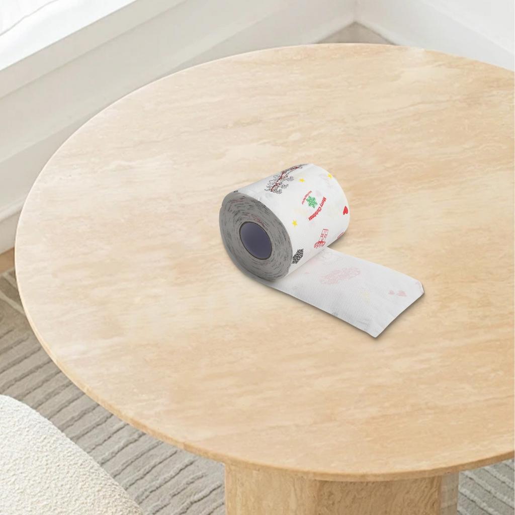 Weihnachts-Toilettenpapier Lustiges Toilettenpapier Weihnachtsdeko Papier Badezimmer Spaß