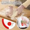 5-in-1 Flexible Bowl Scraper, Counter Scraper & Dough Scraper For Home Use
