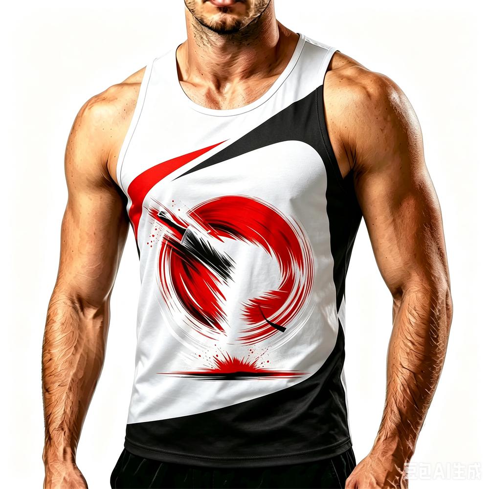 Outdoor Running Sports Men's Tank Tops Fashion 3D Print Vest Summer Quick Dry Breathable Gym Tees Casual O-neck Sleeveless Shirt