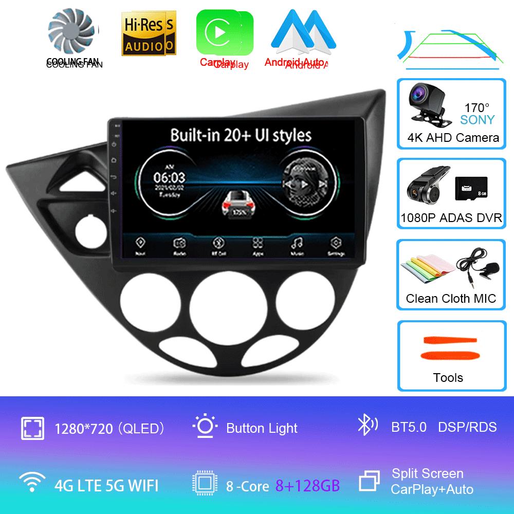 9“ Android 13 For Ford Fiesta 1995-2001 Focus MK1 1998-2004 7 Inch Multimedia Car Radio Stereo Carplay Autoradio Head Unit Auto