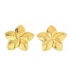 European and American Simple Stainless Steel Petal Earrings, Summer Flower Earrings, New Chinese Stud Earrings