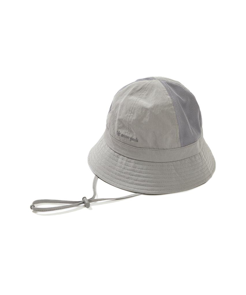 [Snowpeak] Mesh 6-Panel Bucket Hat Gray (S24MUFBH76)