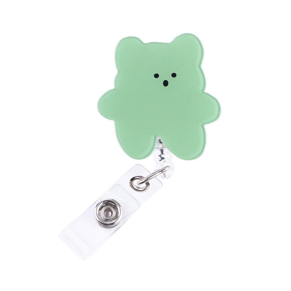 Nurse Doctor Acrylic Reel Clip Name Card Holder ID Card Clips Badge Holder Retractable Badge Reel