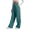Women's High Waist Color Wide Leg Yoga Pants for Workout and