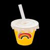 Disposable Plastic Cups for Cold Drinks & Sundaes