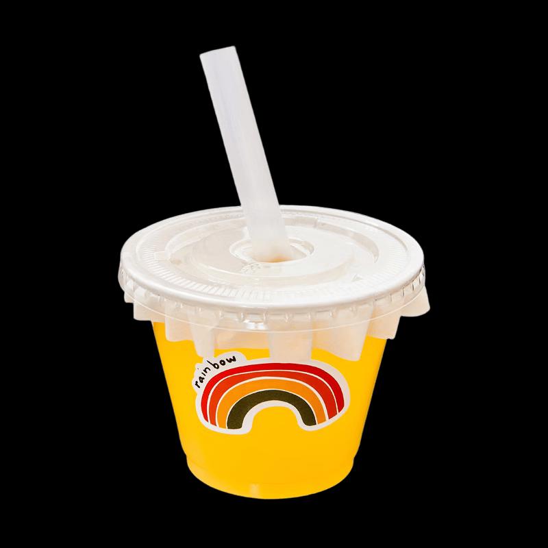 Disposable Plastic Cups for Cold Drinks & Sundaes