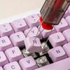 2 In 1 Keys Caps Puller DIY Transparent Keyboard Switch Puller Multifunction Portable Mechanical Keyboard Keycap Extractor