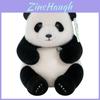 Soft Panda Plush Toy Pp Cotton Filling Short Velvet Stuffed Animal For Kids