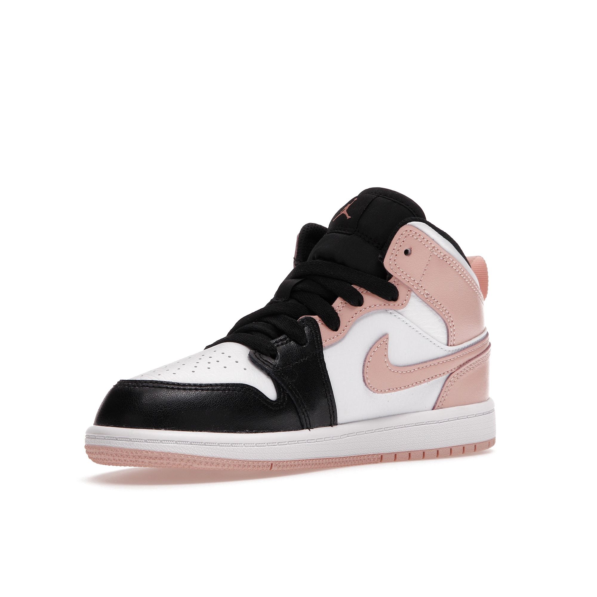Детские кроссовки Air Jordan 1 Mid PS Crimson Tint White Black 640734-133 28 — фото 4