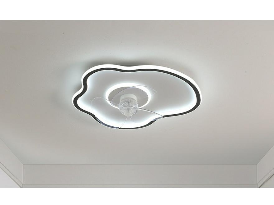 Modern Smart Ceiling Fan Light for Bedrooms, Restaurants & Children's Rooms - Cloud Design L263