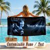 Custom Text Beach Towel, Soft Absorbent Swimming Multi-use TowelCasper the Friendly Ghost