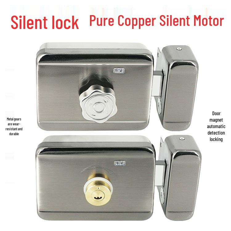 Silent Electromechanical Lock: Intelligent Access Control for Buildings