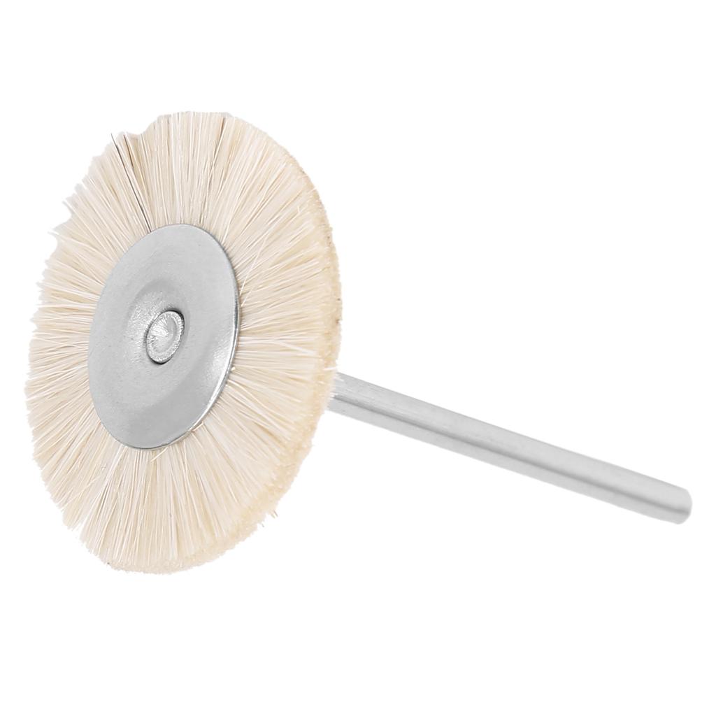 T shaped Nail Drill Bit Clning Brush Portable Nail Dust Brush Manicure Tool Accessory(White )