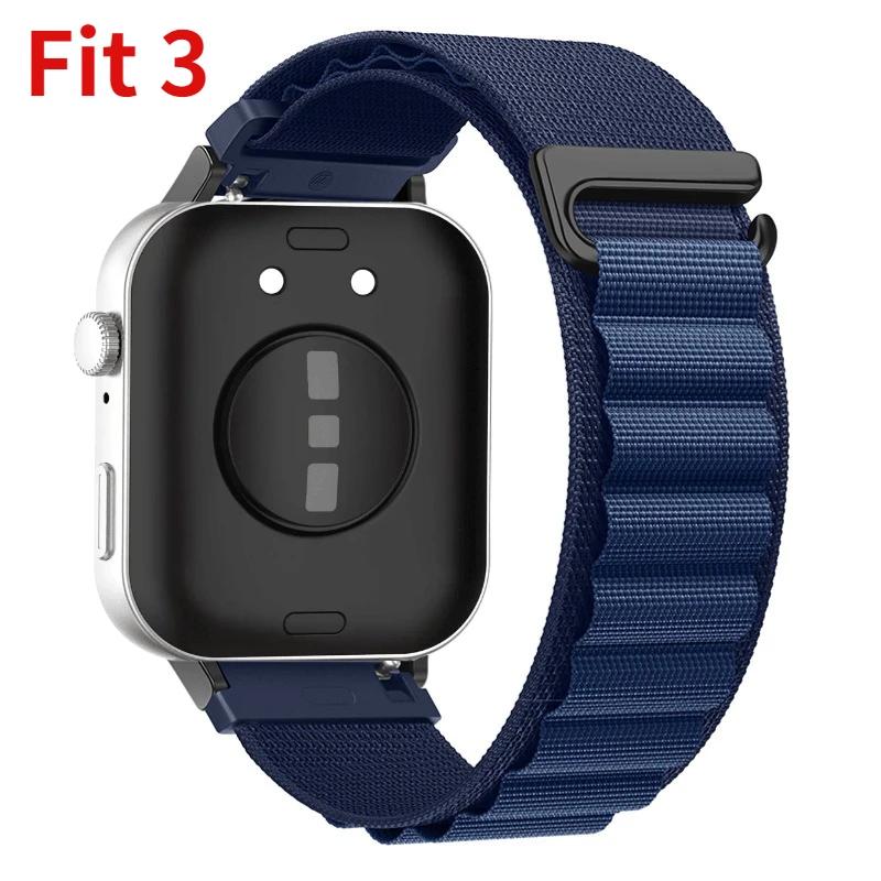 Alpine Loop Strap For Huawei Watch Fit 4/3 Nylon Adjustable Breathable Wristband For Huawei Watch Fit 4 Pro Bracelet Accessories