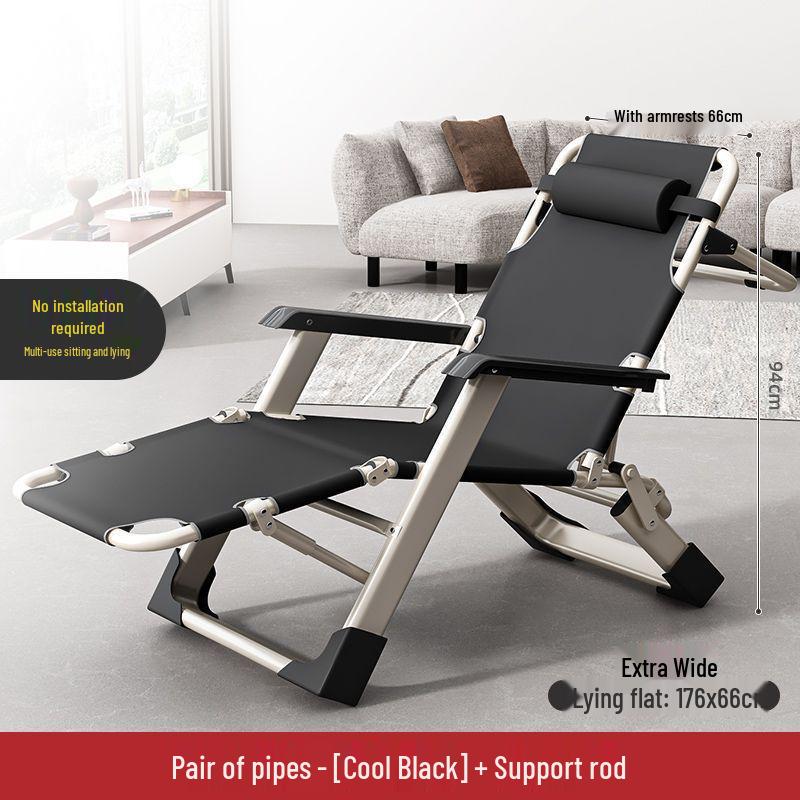 Reclining Foldable Lounge Chair for Napping, Office, or Home Use