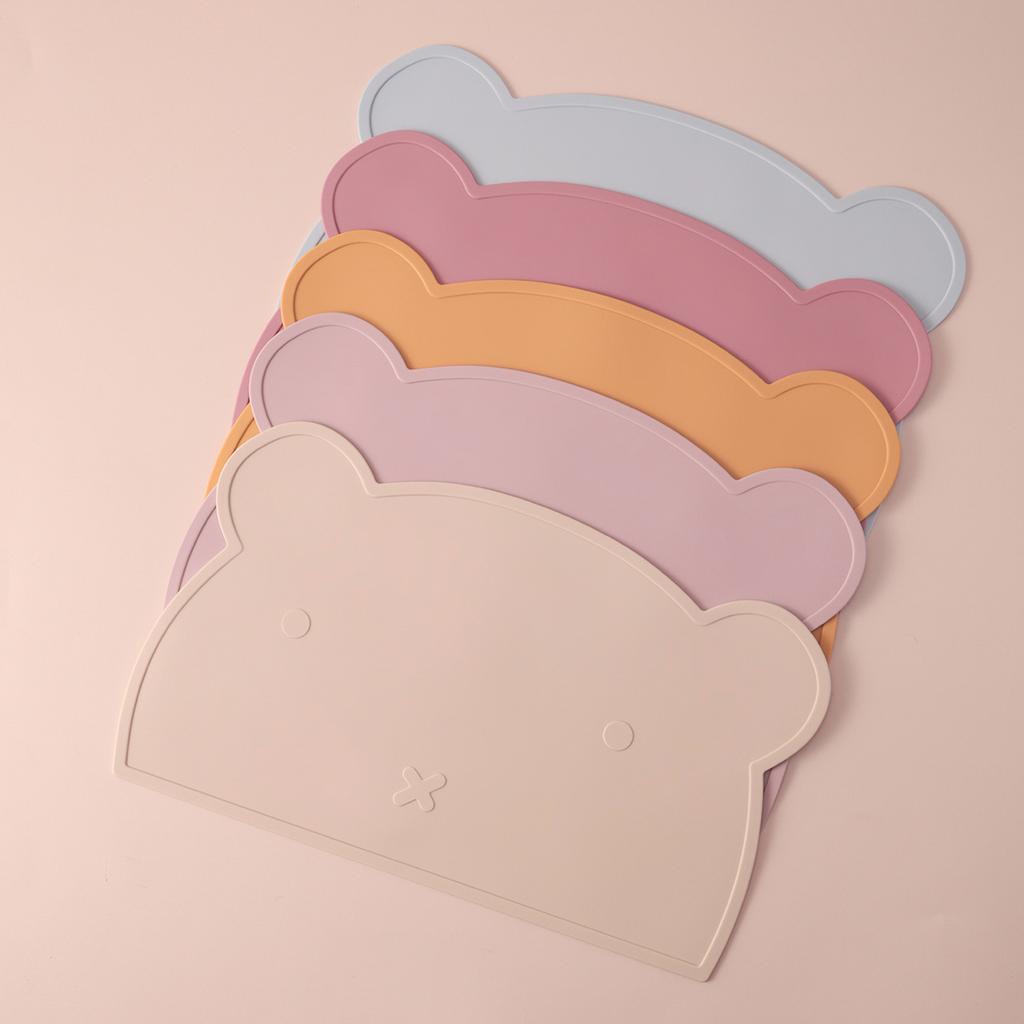 Color Kids 1 szt. Silikonowa podkładka na stół Wodoodporna Odporna na ciepło Pozostaje na miejscu Można myć w zmywarce Bez BPA Mata do karmienia Niezbędnik podczas posiłków