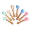 Silicone Baby Spoon & Fork Set - Soft, Food-Grade Cutlery for Feeding