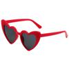 Ladies Love Heart Sunglasses Retro Big Frame Women Sunglasses UV400 Protection Summer Shades Eyewear Anti Blue Light Glasses