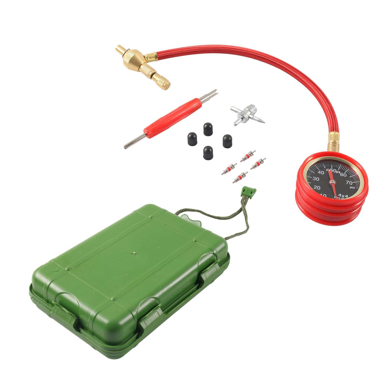 

Automotive Tire Deflator set Tire Pressure Monitoring set for Safe Driving & Extended Tire life in Various Vehicles 1