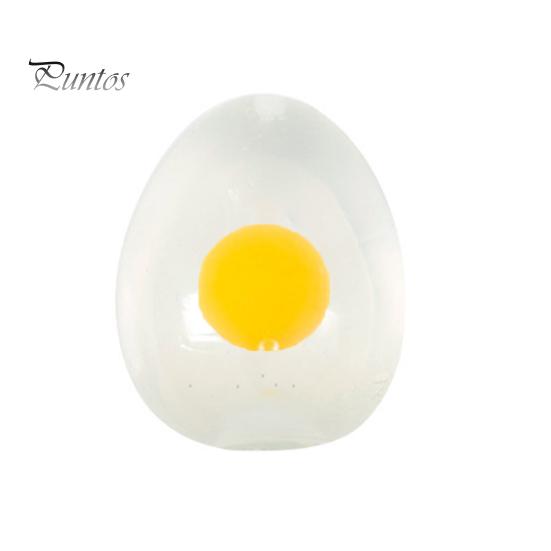 Sensory Stress Ball Transparent Egg Relief Toy, Clear Squeeze Fidget Relaxing Toy for Boredom & Anxiety Relieving