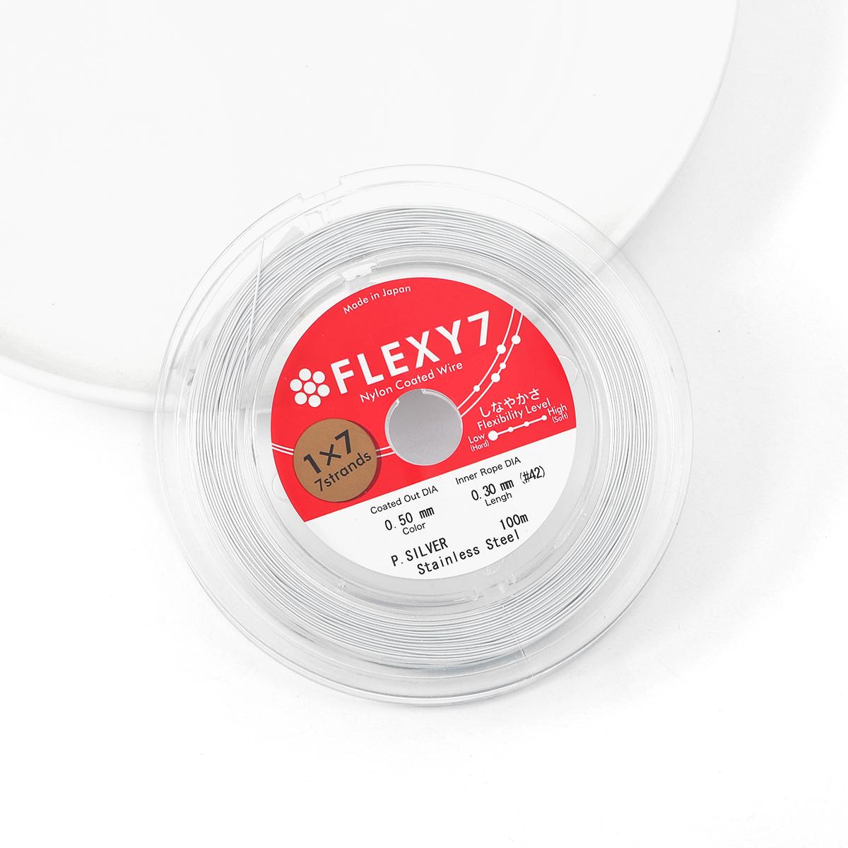 

1 метр, 0,3-0,6 мм, мягкая стальная проволока, гибкая 7 линий для жемчужного ожерелья, браслета, аксессуары для самостоятельного изготовления 0.5mm серебряный