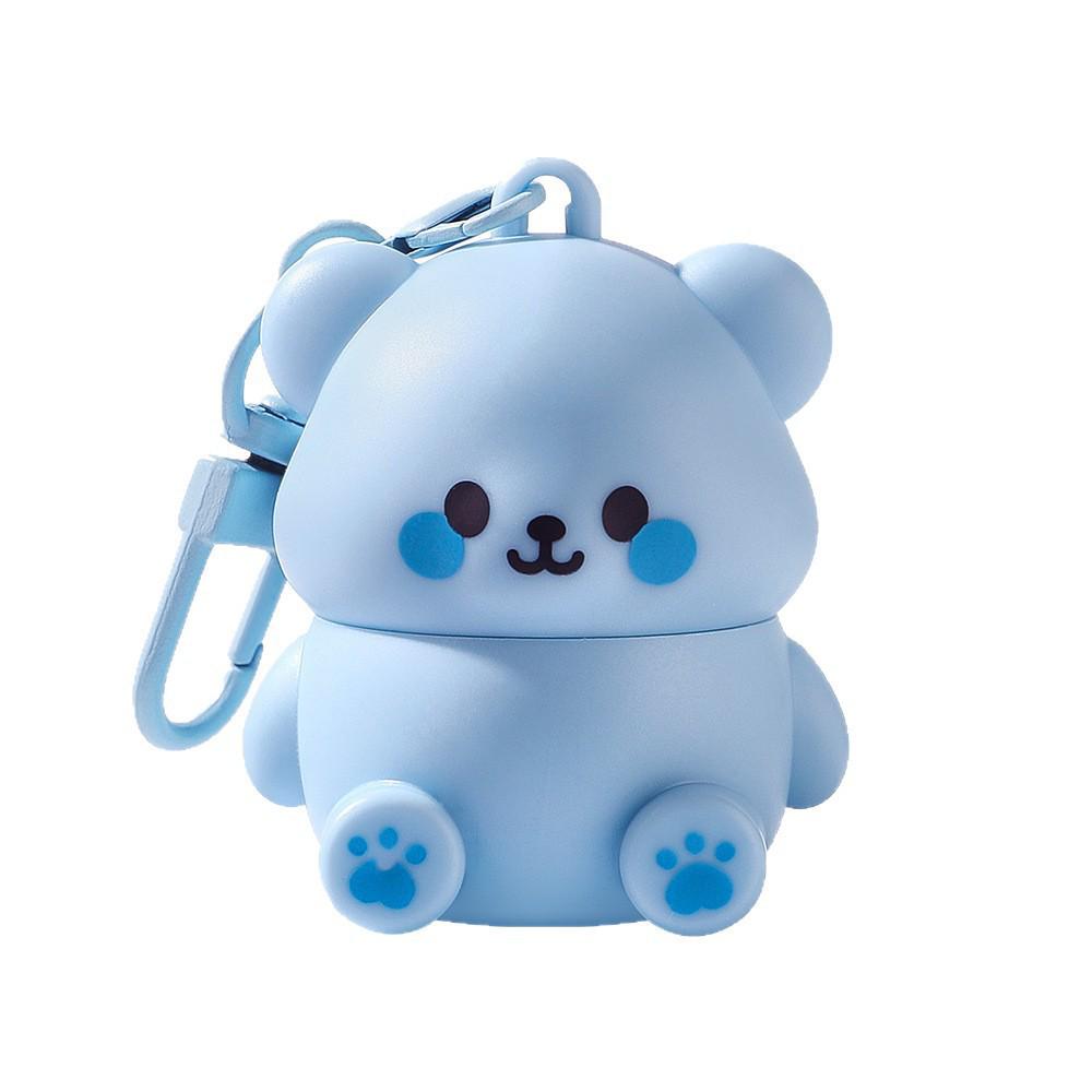 Jiao Zhi Wu Yu Cute Bear Lip Balm for Kids - Moisturizing & Hydrating Protection for Dry, Cracked Lips.