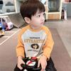 Pure Cotton Color Block Kids Long Sleeve Crew Neck T Shirt For Boys And Girls