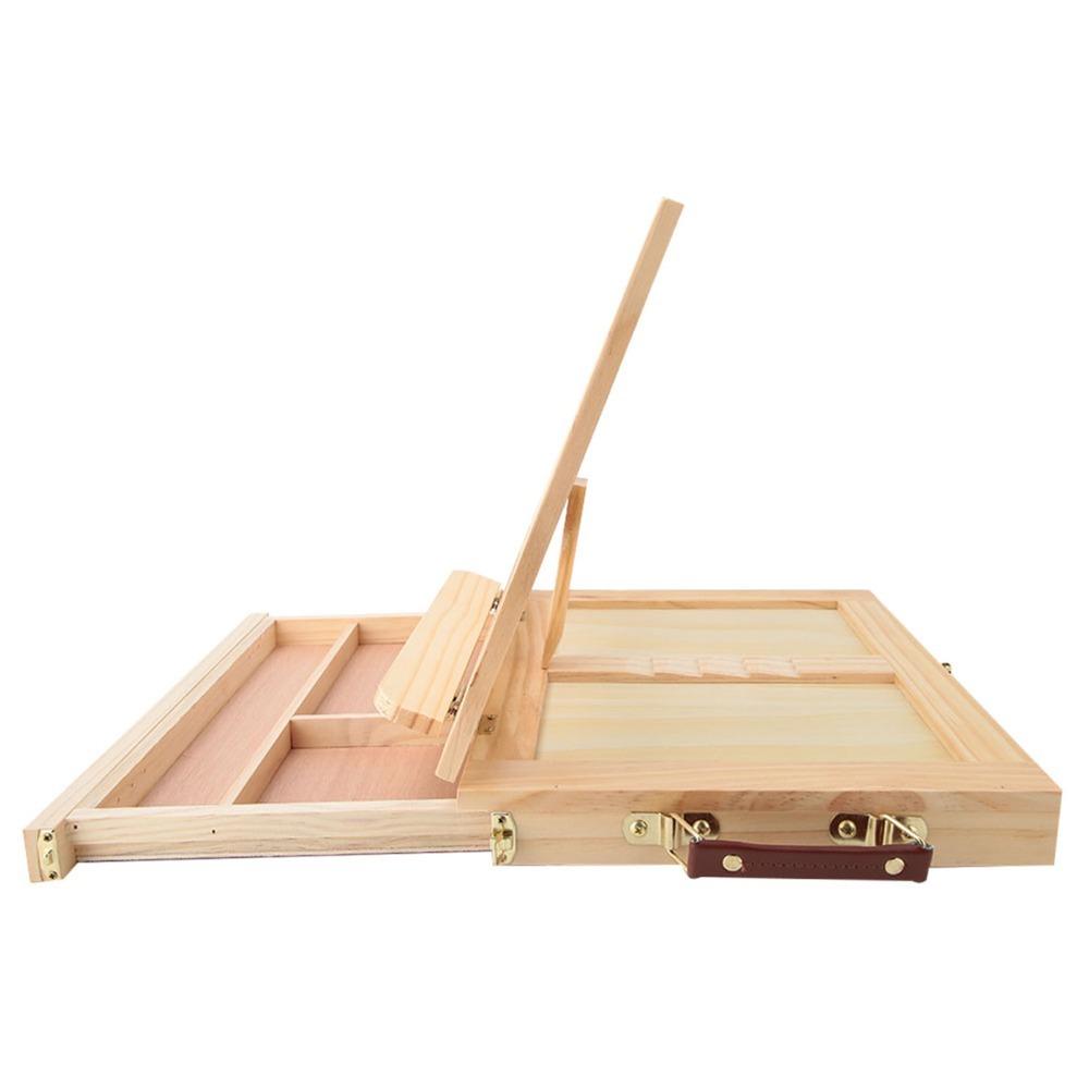 Adjustable Art Support Rack with Drawer Painting Stand Artist Easel Desktop Oil Painting