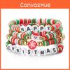 Christmas Gift Handcrafted Bracelets With Santa Claus Pendant Design For Holiday Parties
