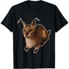 Big Floppa Caracal Cat Meme Funny Memes Internet Memes Gen-Z T-Shirt