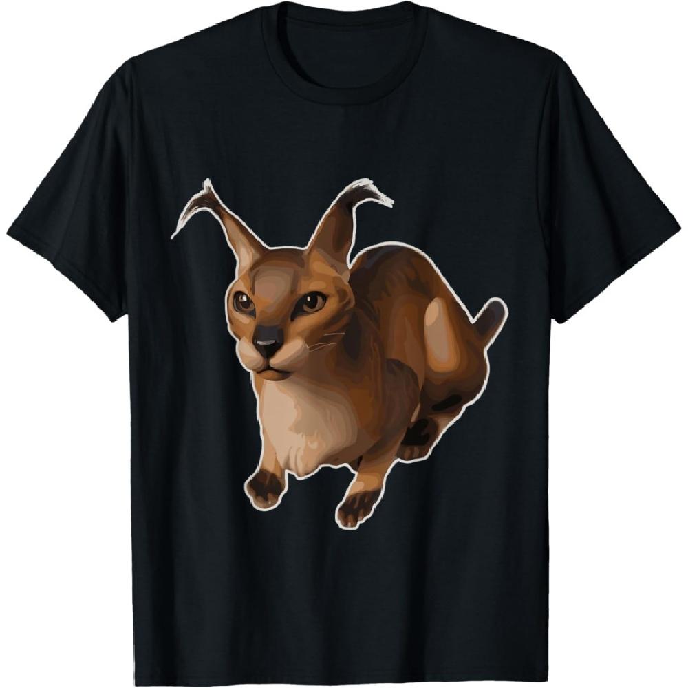 

Большой Флоппа Каракал Кот Мем Смешные Мемы Интернет-Мемы Поколение Z Футболка XXXXXL чёрный