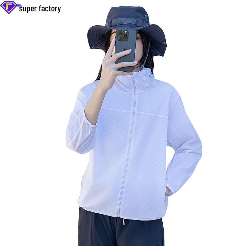 

Unisex Ice Silk UV-Protection Summer Coat: Lightweight Sunblock Apparel XL