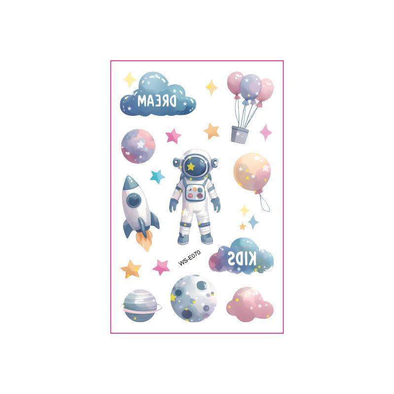 Fairy Tale Glitter Tattoo Stickers: Waterproof Butterfly, Unicorn & Bear Designs