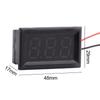 0.56 Inch Waterproof DC 4.5-30V Digital Voltmeter Voltage Panel Meter Red/Blue/Green/White For  Electromobile Motorcycle Car