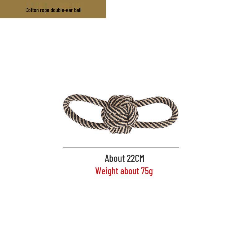 Durable Woven Cotton Rope Chew Toy for Large Dogs