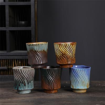 Ceramic Tea Cup Retro Hotel Tea Bowl Japanese Coarse Pottery Master Cup Creative Household Water Cup Teacup