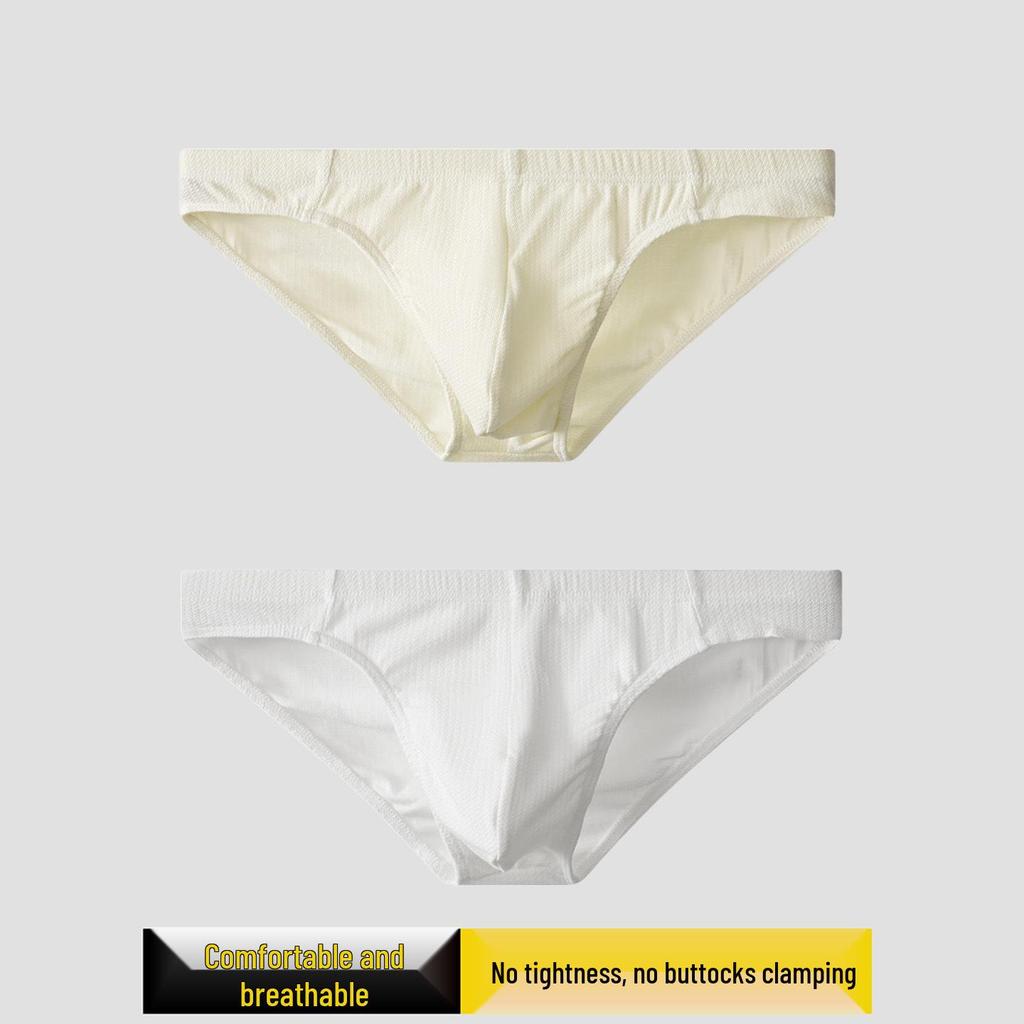 Herren Baumwolle Atmungsaktive Dreiecksslips - Sexy U-Pouch, Einfarbig, Sportlich & Bequem.