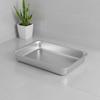WC per animali domestici Facile da pulire Rettangolare Acciaio Inossidabile Vaschetta igienica Non Porosa H10cm 60x40cm