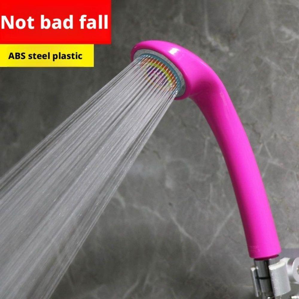 Anti-drop Nozzle Supercharged Shower Nozzle Bath Universal Shower Head Set Shower Head Anti-blocking Colorful Shower